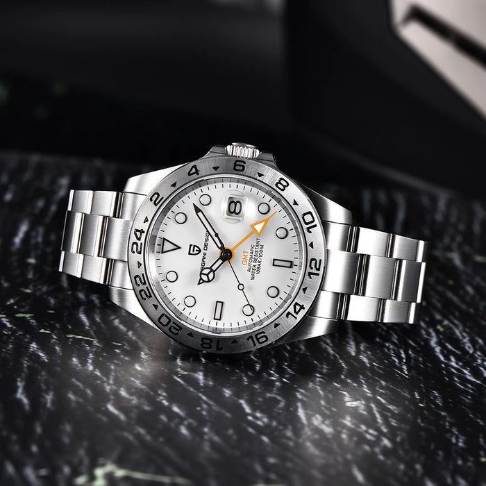 PAGANI DESIGN PD-1682 GMT — Automático Buceo y Doble Zona Horaria