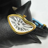 Reloj Hombre Cuarzo Vintage — Diseño Creativo Asimétrico