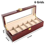 Caja de Madera para Relojes — Presentación Elegante