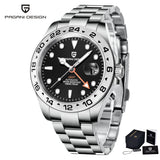 PAGANI DESIGN PD-1682 GMT — Automático Buceo y Doble Zona Horaria