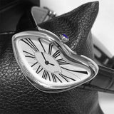 Reloj Hombre Cuarzo Vintage — Diseño Creativo Asimétrico