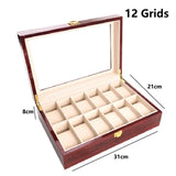 Caja de Madera para Relojes — Presentación Elegante