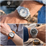PAGANI DESIGN PD-1682 GMT — Automático Buceo y Doble Zona Horaria