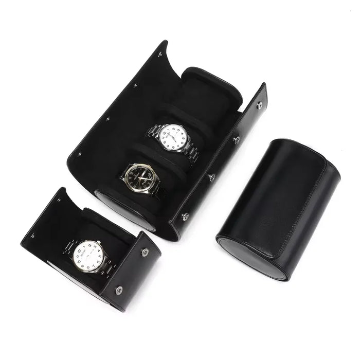 Embers Watch Roll — Estuche de Viaje en Cuero Genuino