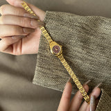 Reloj Mujer Elegante Brazalete Dorado — Cuarzo Minimalista