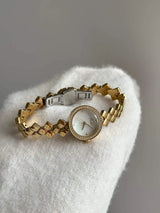 Reloj de Mujer Cuarzo Dorado — Acero Inoxidable Premium