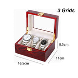 Caja de Madera para Relojes — Presentación Elegante
