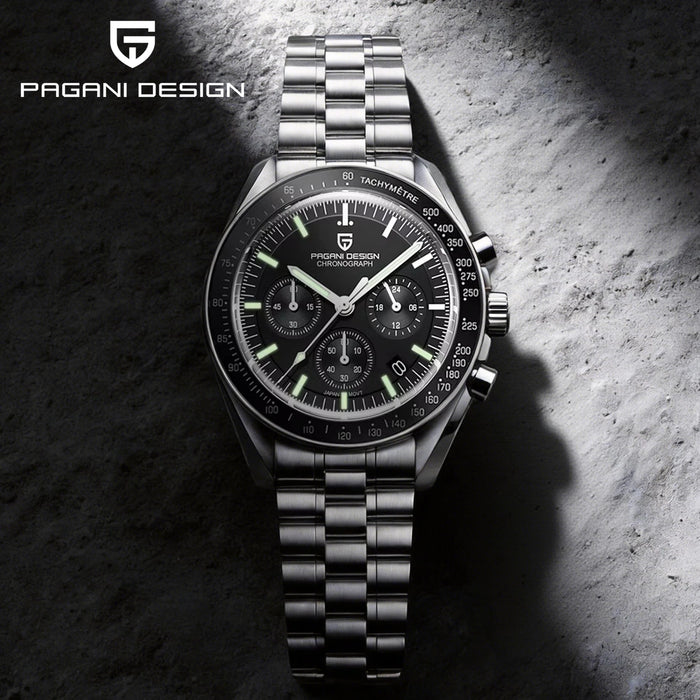 PAGANI DESIGN Speed Chronograph 2026 — Cronógrafo Cuarzo con Cristal Zafiro AR