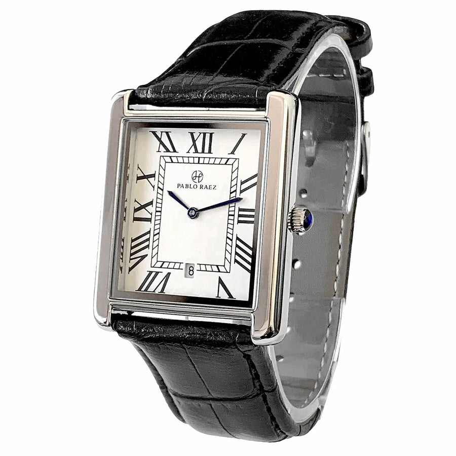 Reloj Hombre Business Retro con Calendario — Cuarzo de Lujo