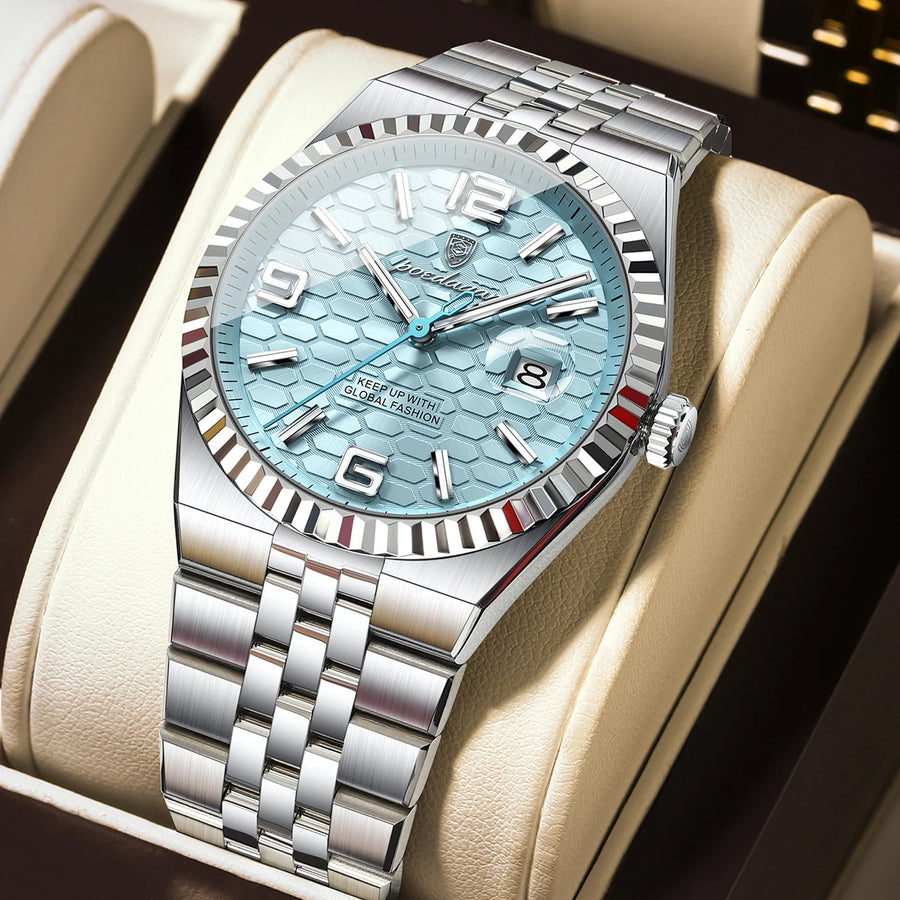 POEDAGAR 839 — Reloj Cuarzo Multifunción