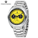 PAGANI DESIGN Panda Dial Chronograph 2025 — VK63 · Cristal Zafiro · Sport